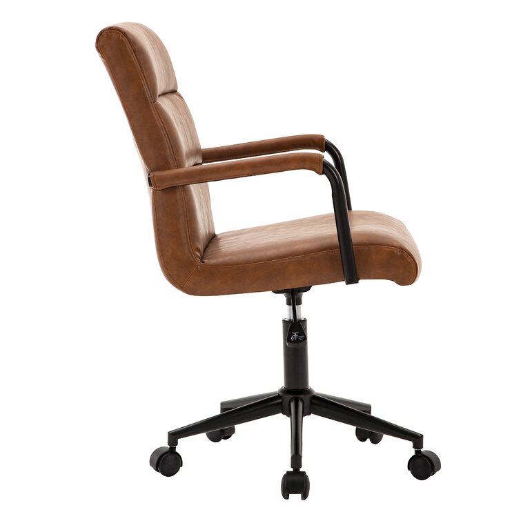 Wayfair leather office discount chair